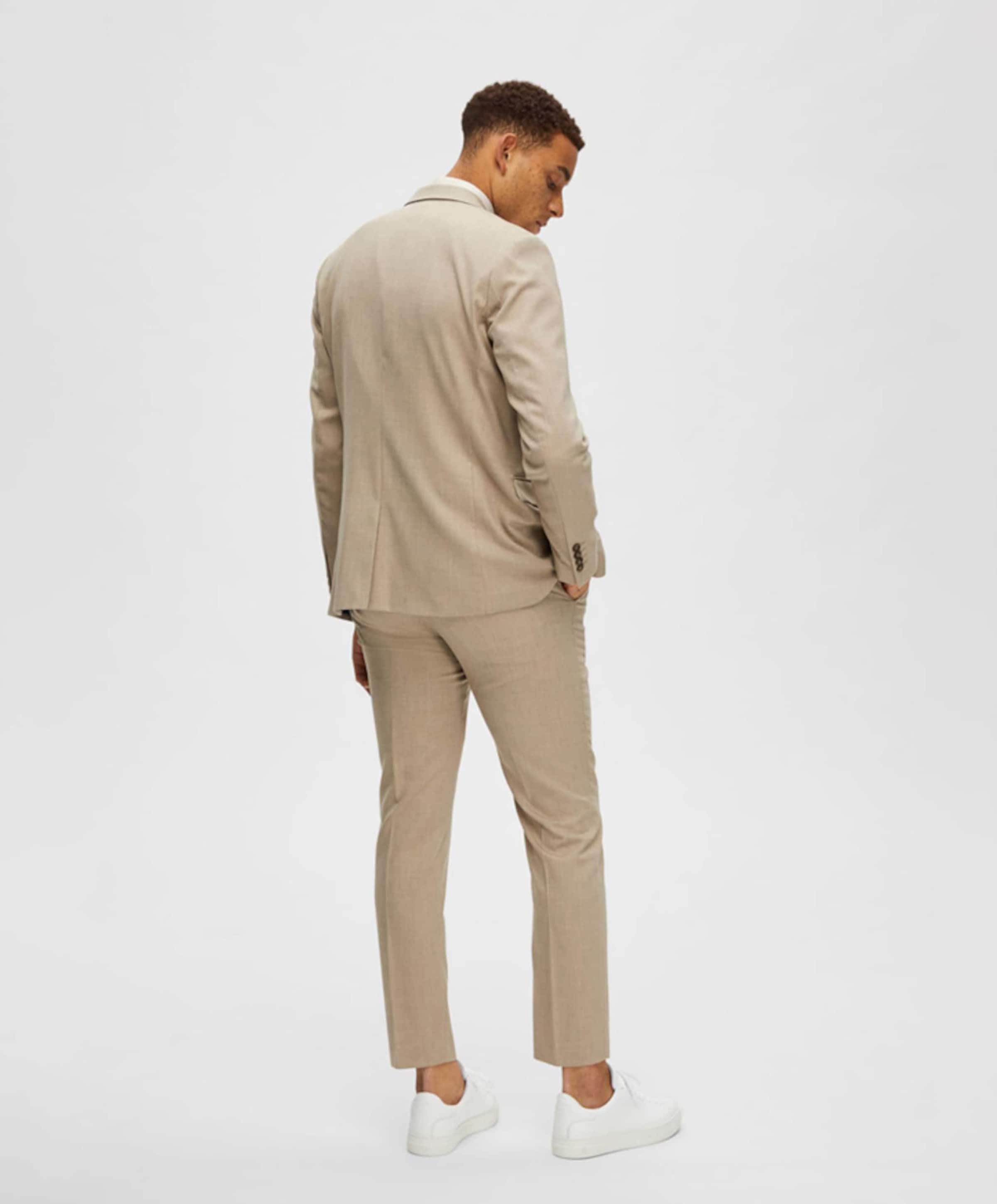 Selected Heren colbert beige