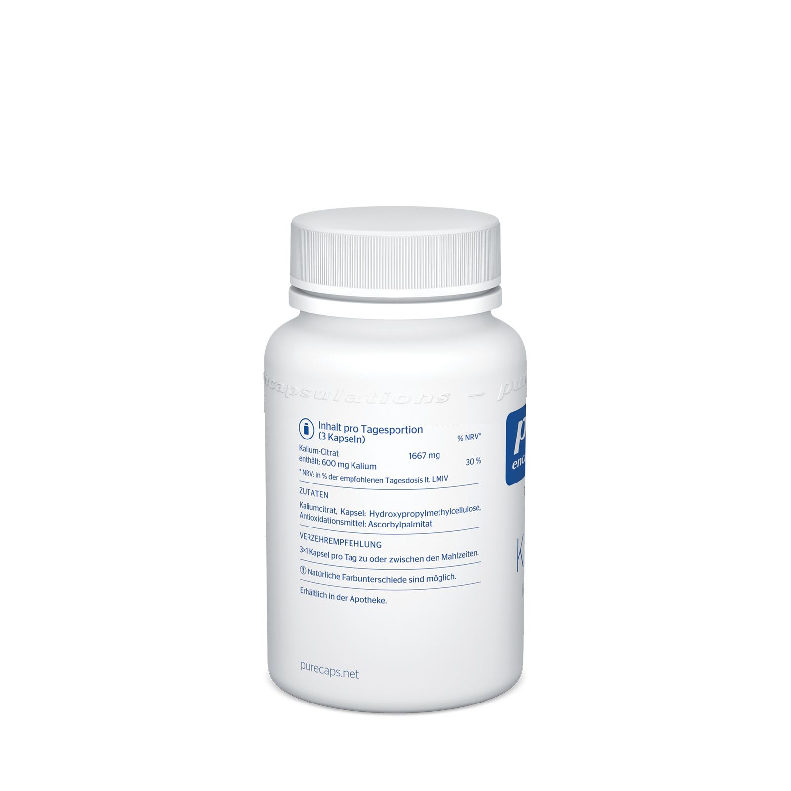 pure encapsulations® Kalium (Kaliumcitrat)