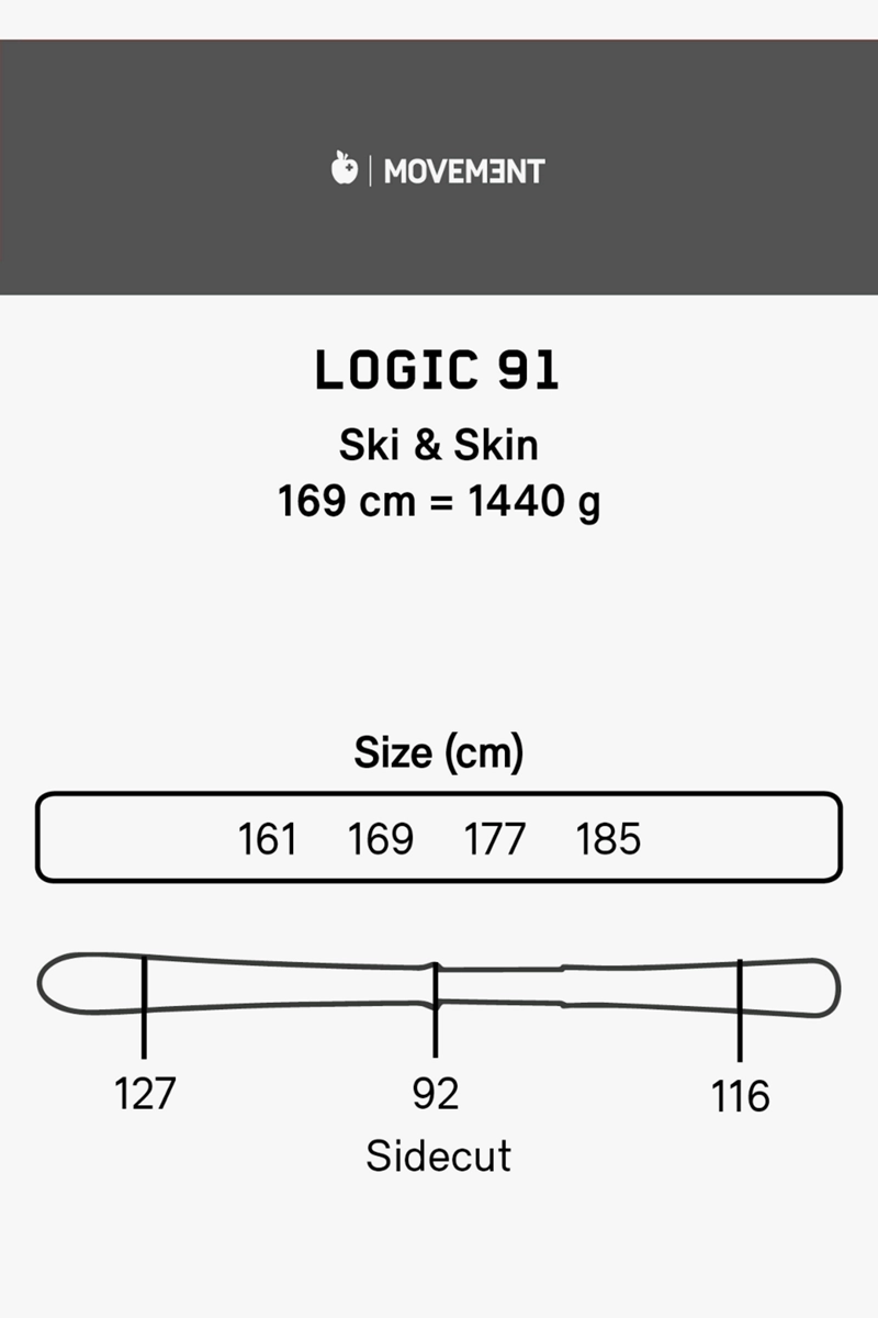 Movement Logic 91 Tourenski + Fell 2223