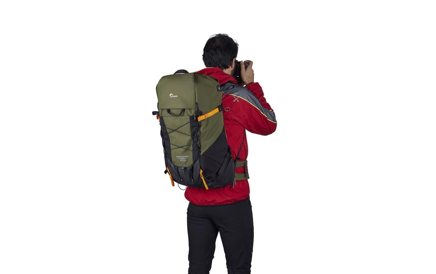 Fotorucksack PhotoSport X BP 35L AW (GRL)<br>Leistungsstarker Kamerarucksack für anspruchsvolle Foto- und Videoeinsätze im Freien