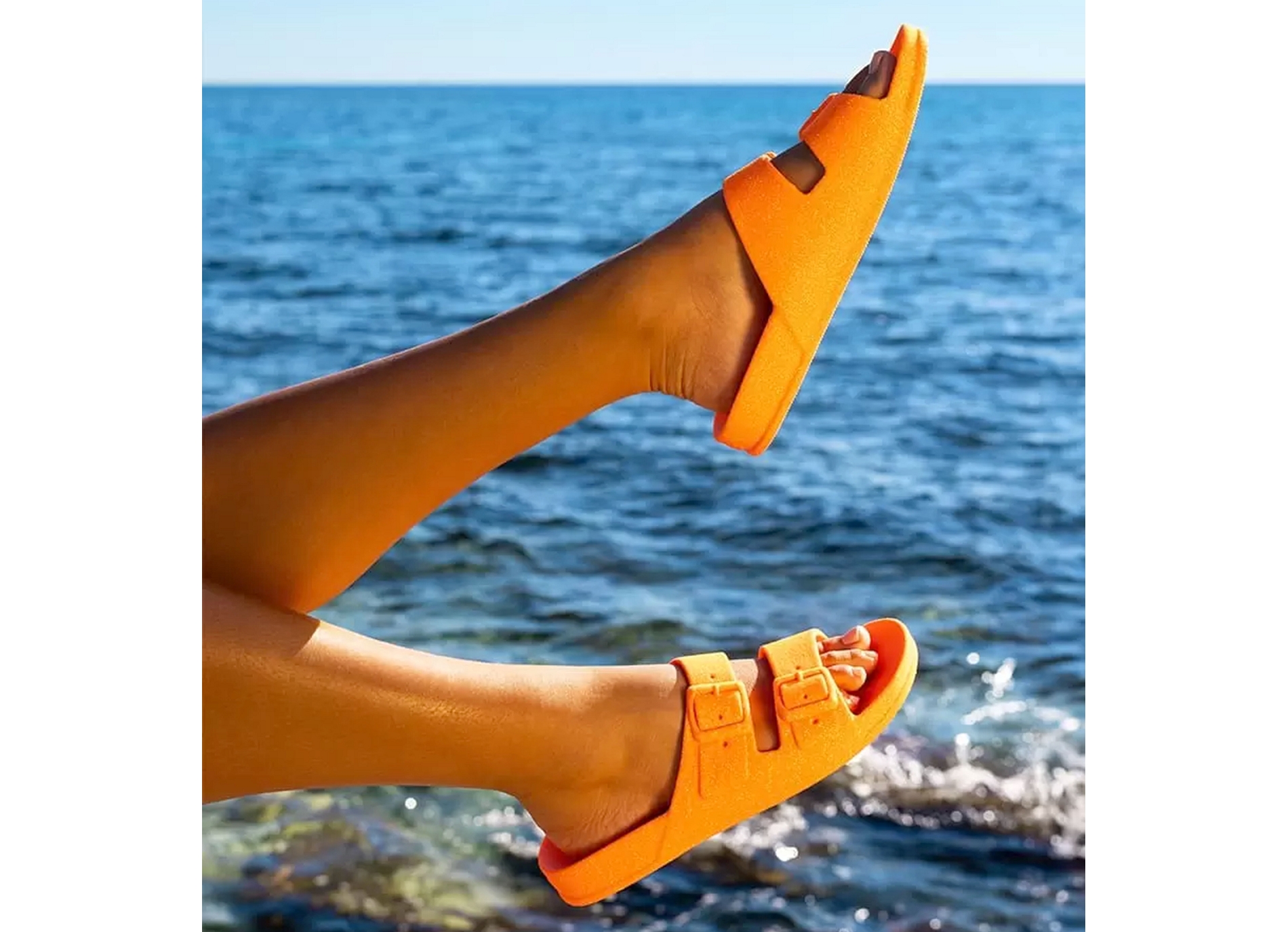 Neon orange fluo