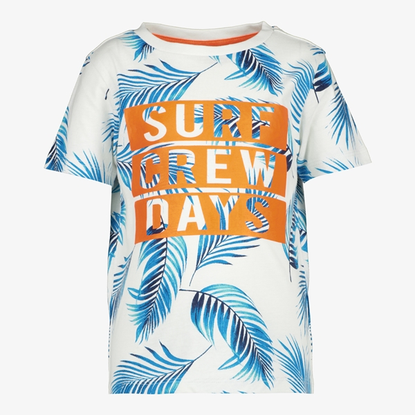 Unsigned jongens T-shirt wit met print