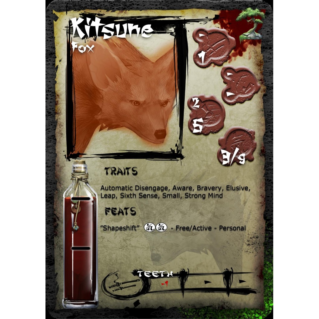 Bushido - Temple of Ro-Kan - Kitsune & Fox form