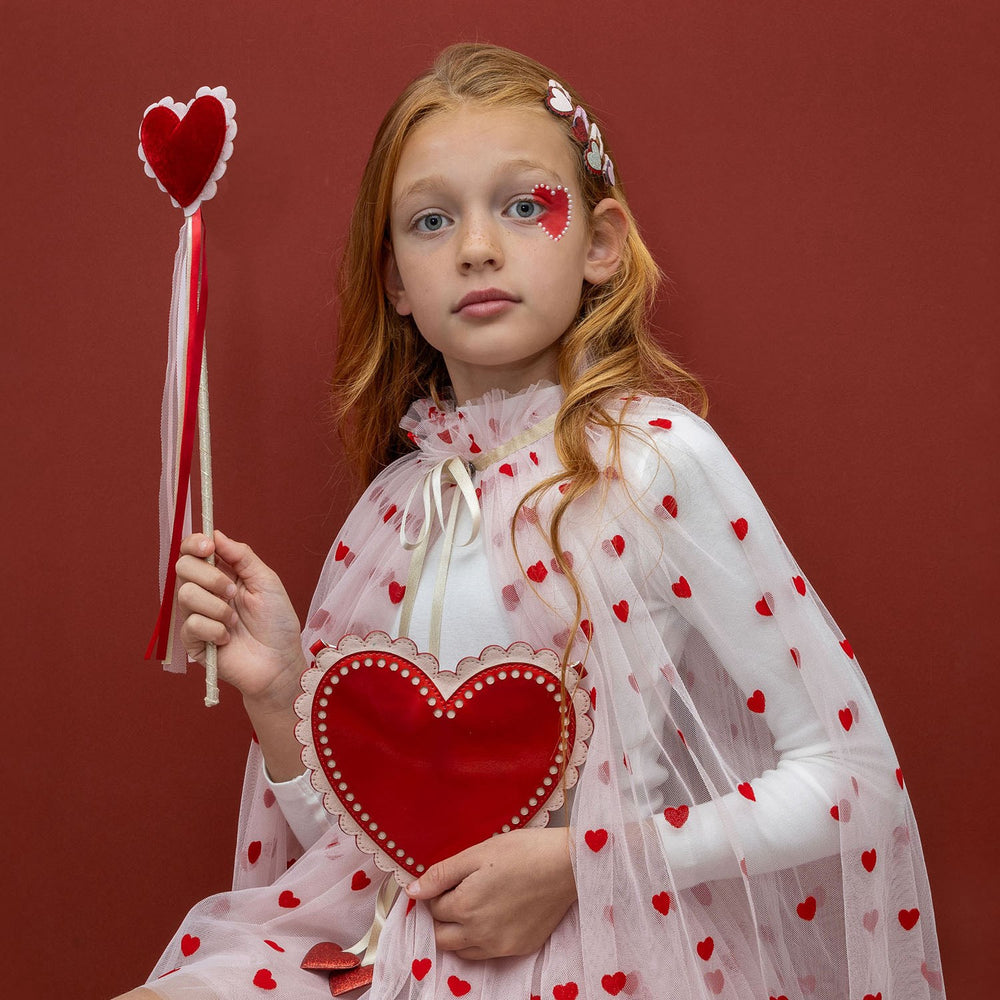 Køb Mimi & Lula Taske Med Rem - Scalloped Heart Valentines