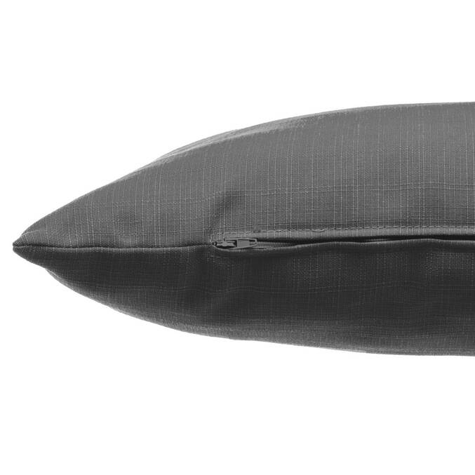 Coussin déco d'extérieur KORAI Ardoise