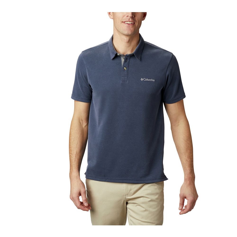 Columbia NELSON POINT - Polo Homme collegiate navy