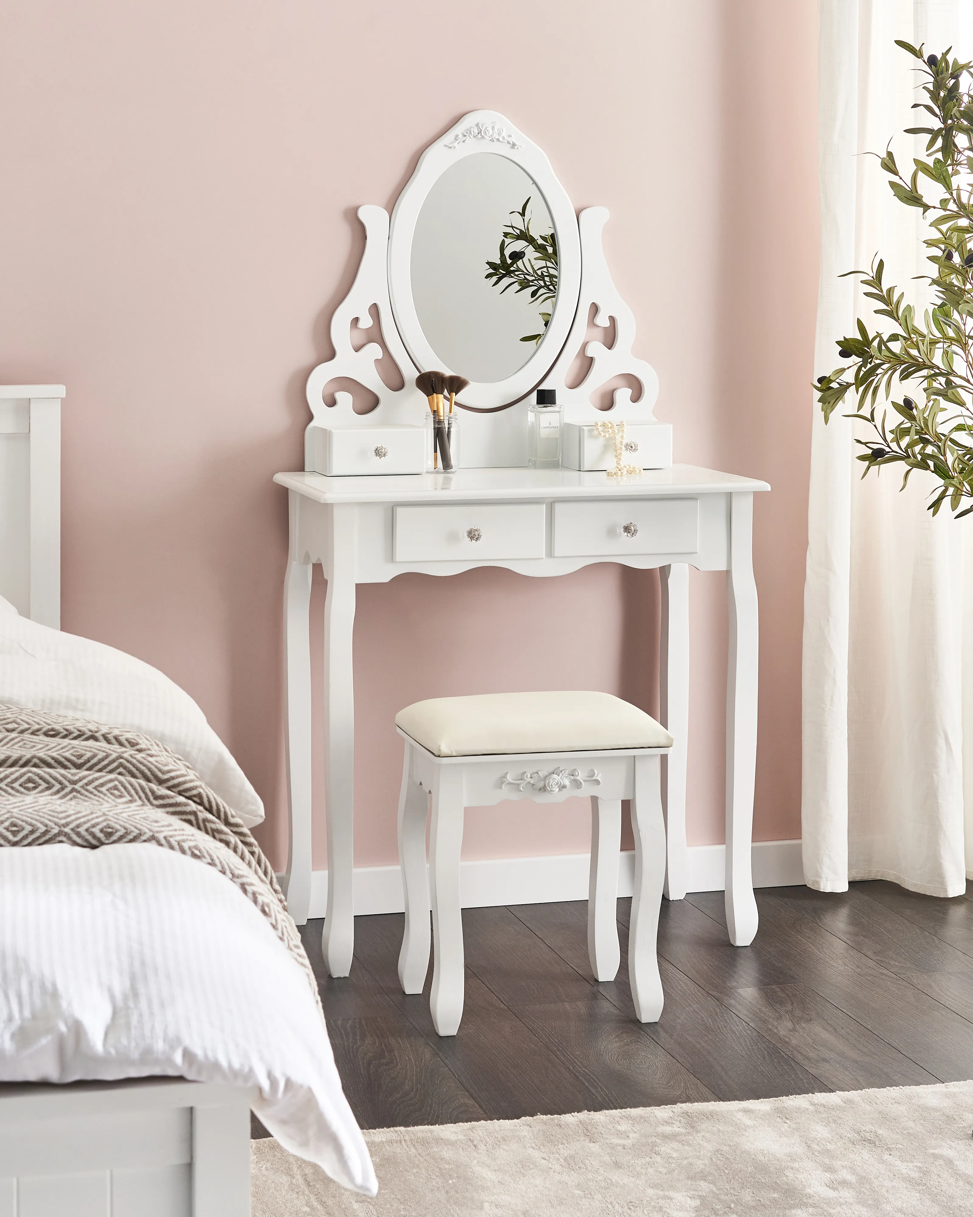Kaptafel AMOUR Wit