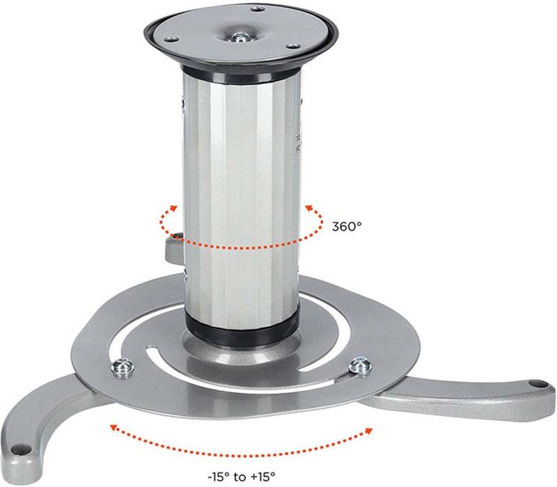 Celexon - PS 815 - Plafondbeugel - Zilver - Flexibel Design