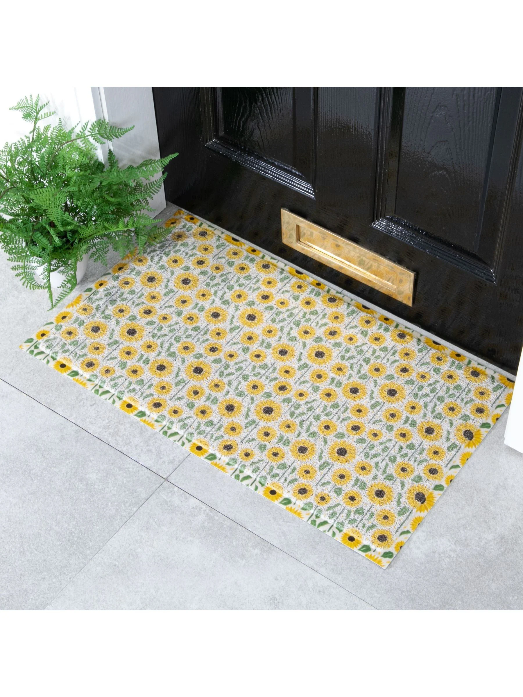 Artsy Mats Zonnebloempatroon Deurmat