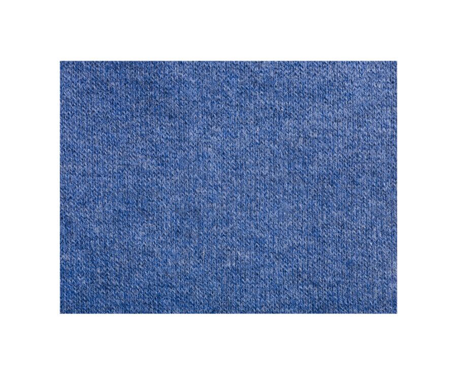 Chaussettes homme fines coton Bleu Moyen Chiné