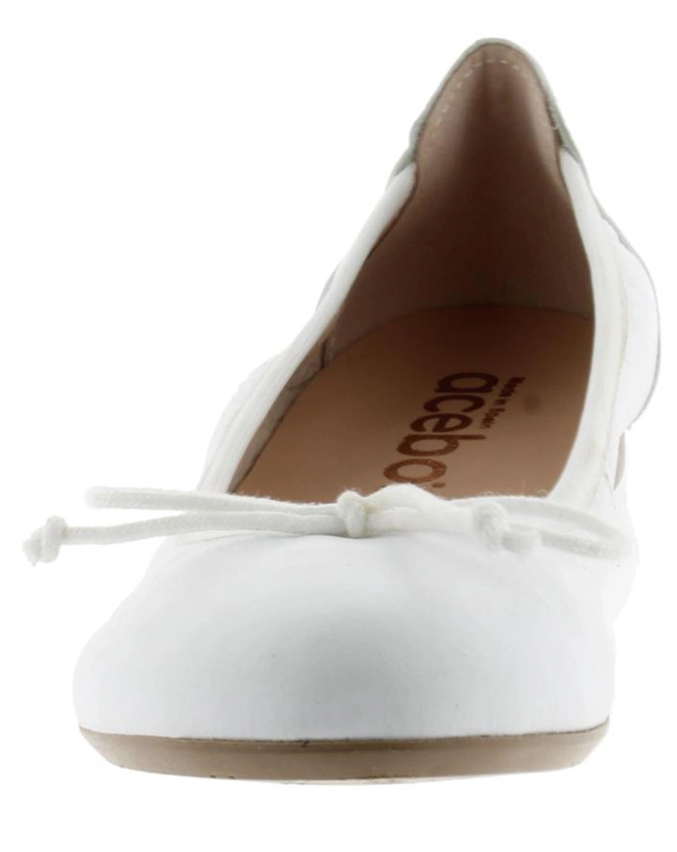 Ballerinas ELEGANTE in weiß