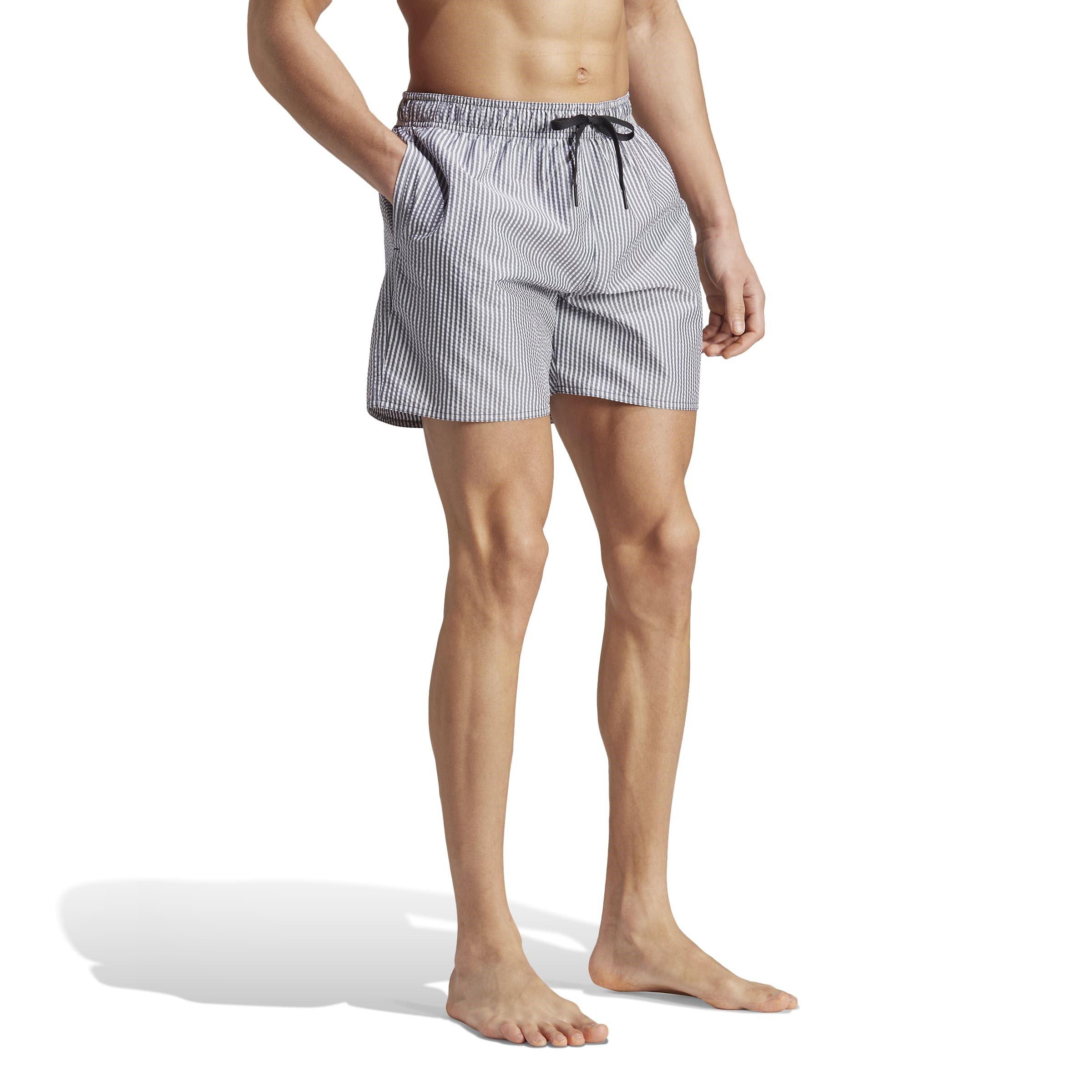 adidas Stripey Classics Swim Shorts Mens