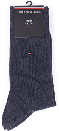 Tommy Hilfiger Classic 2-Pack Sokken Blauw 371111-356 kopen