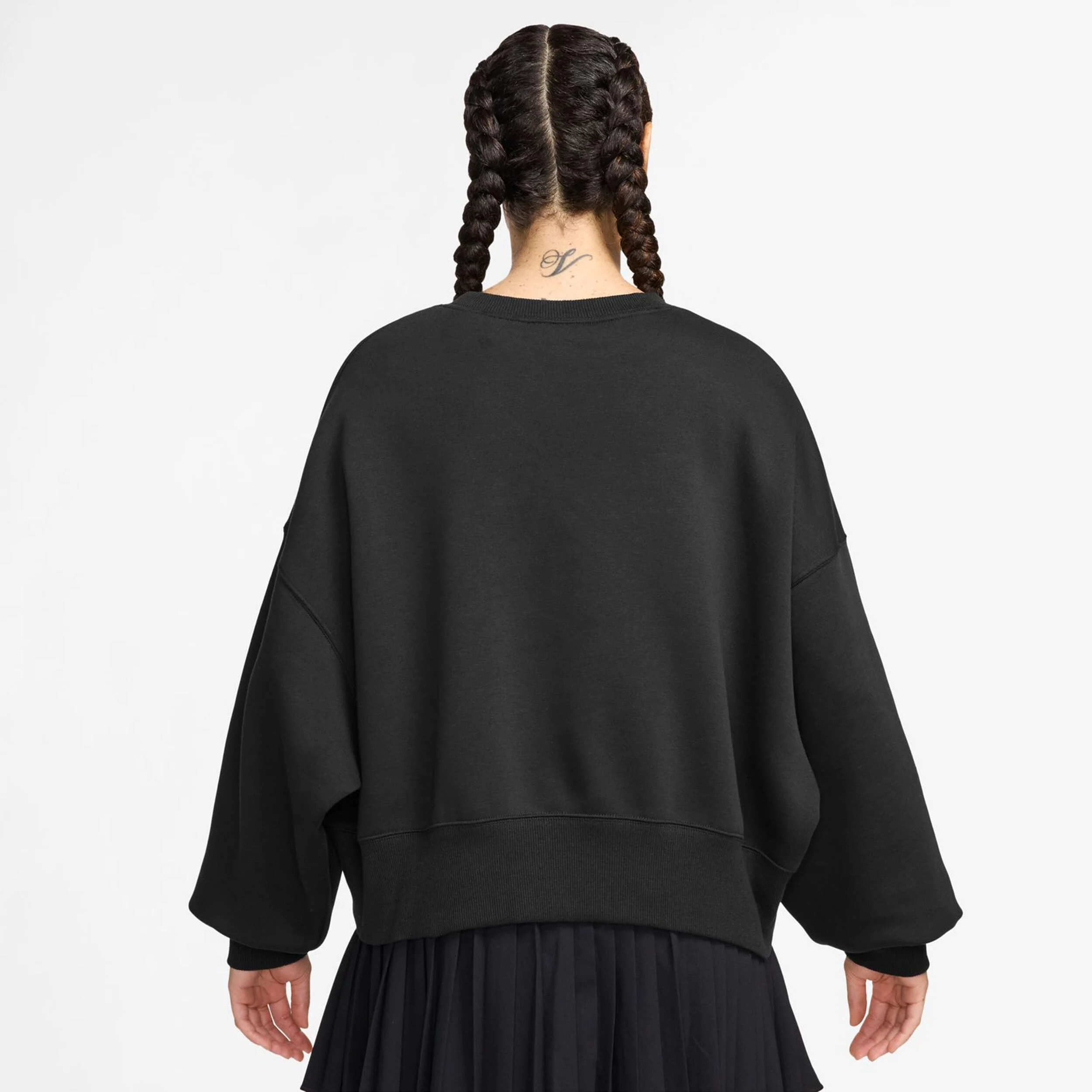 Nike Court Phoenix Fleece Crew Heritage Sweat-shirt Femmes - Noir , Noir
