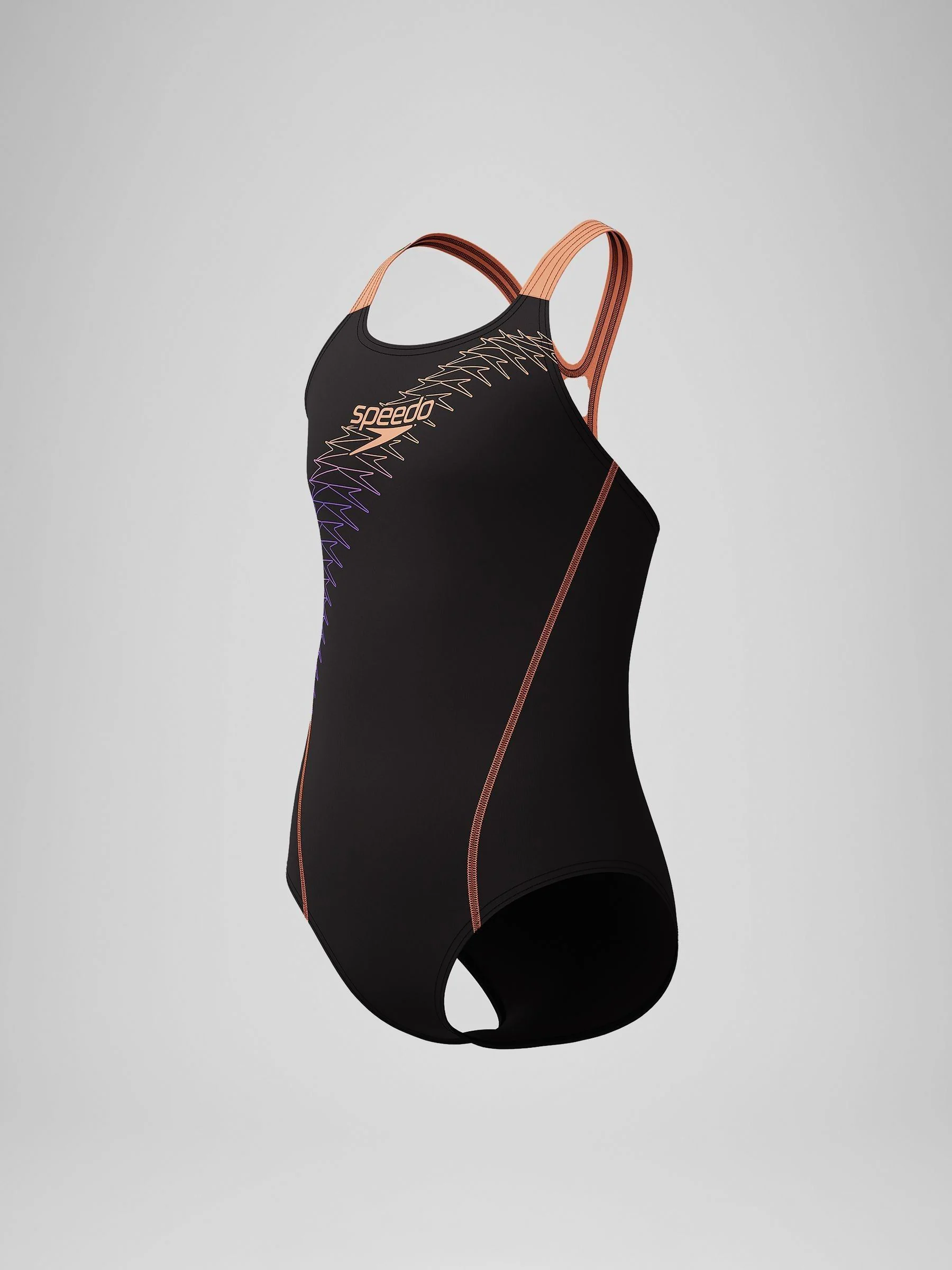 Zwart - Speedo Medley logo Medalist-badpak