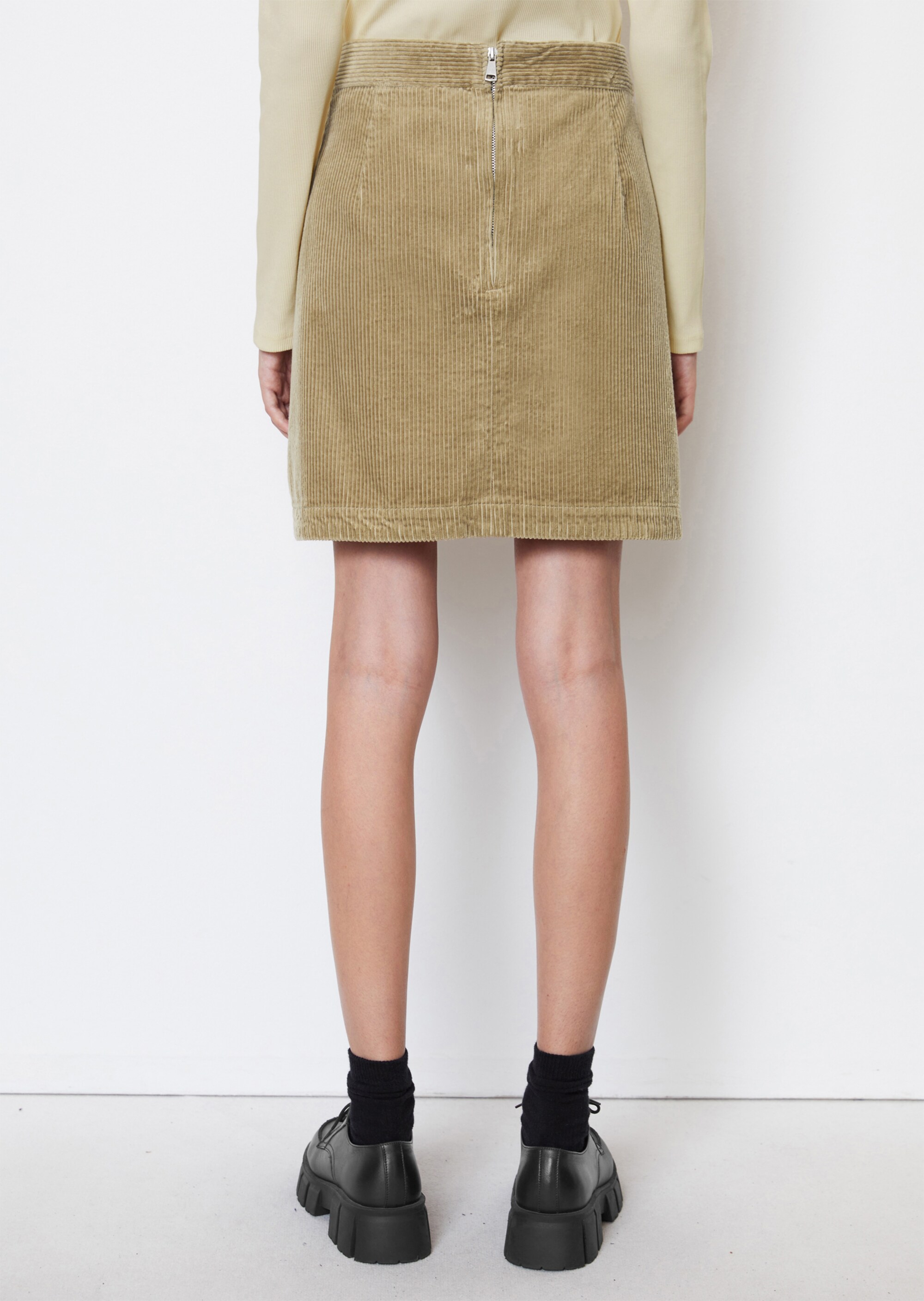 Cord-Minirock aus Organic Cotton