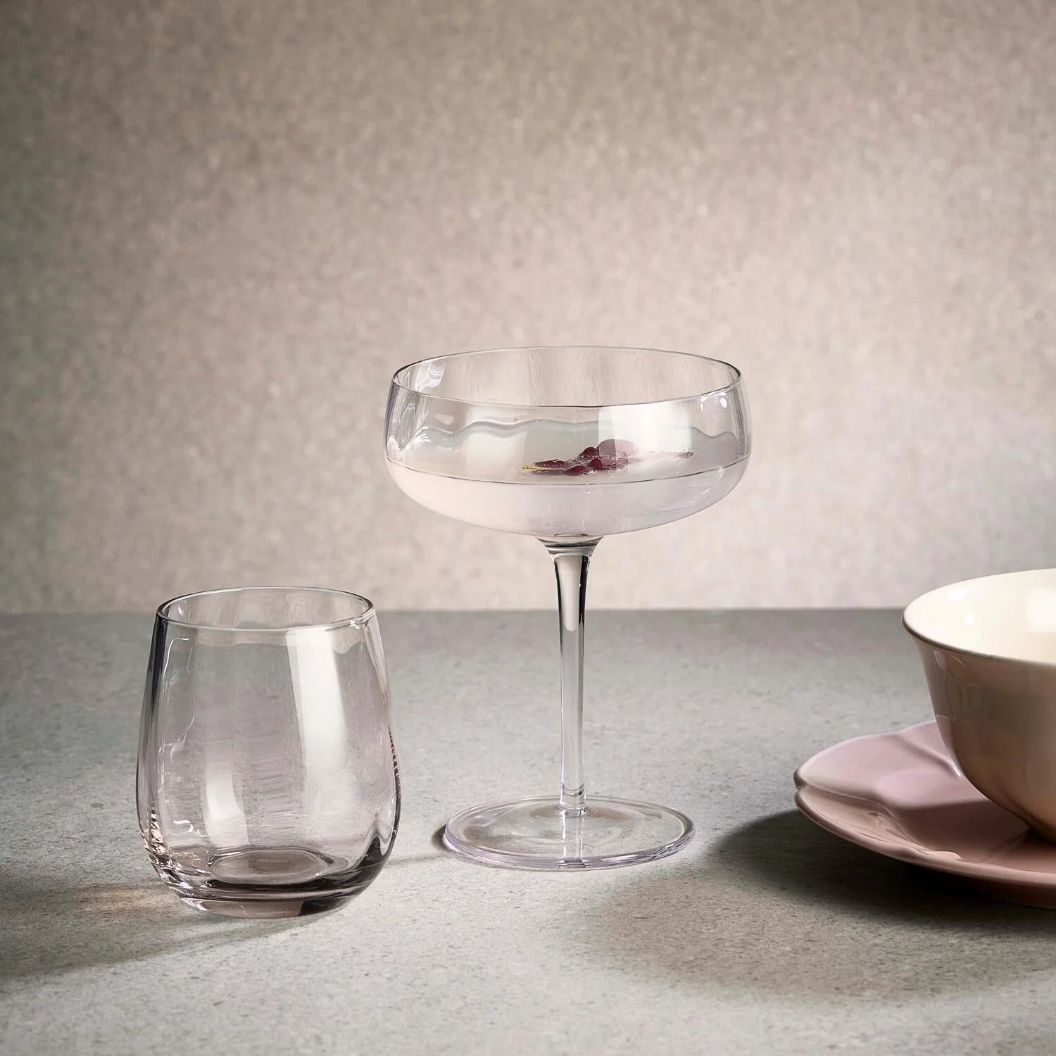 Søholm  Sonja champagne/cocktailglas - sand