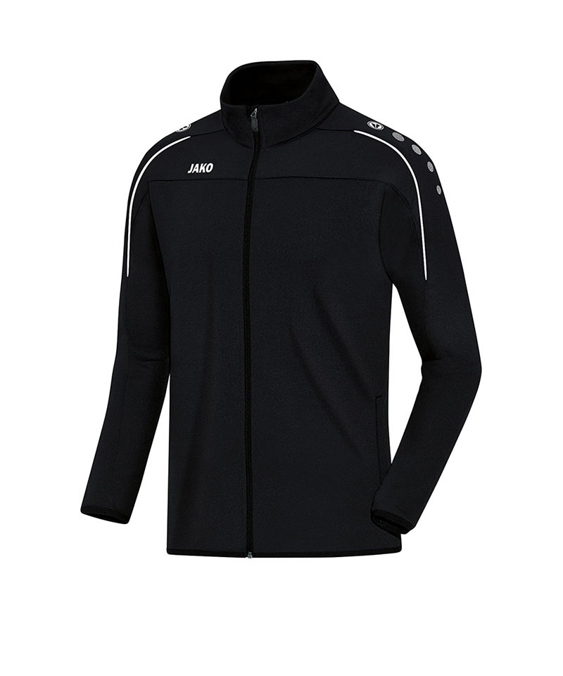 JAKO Classico Trainingsjacke Schwarz Weiss F08