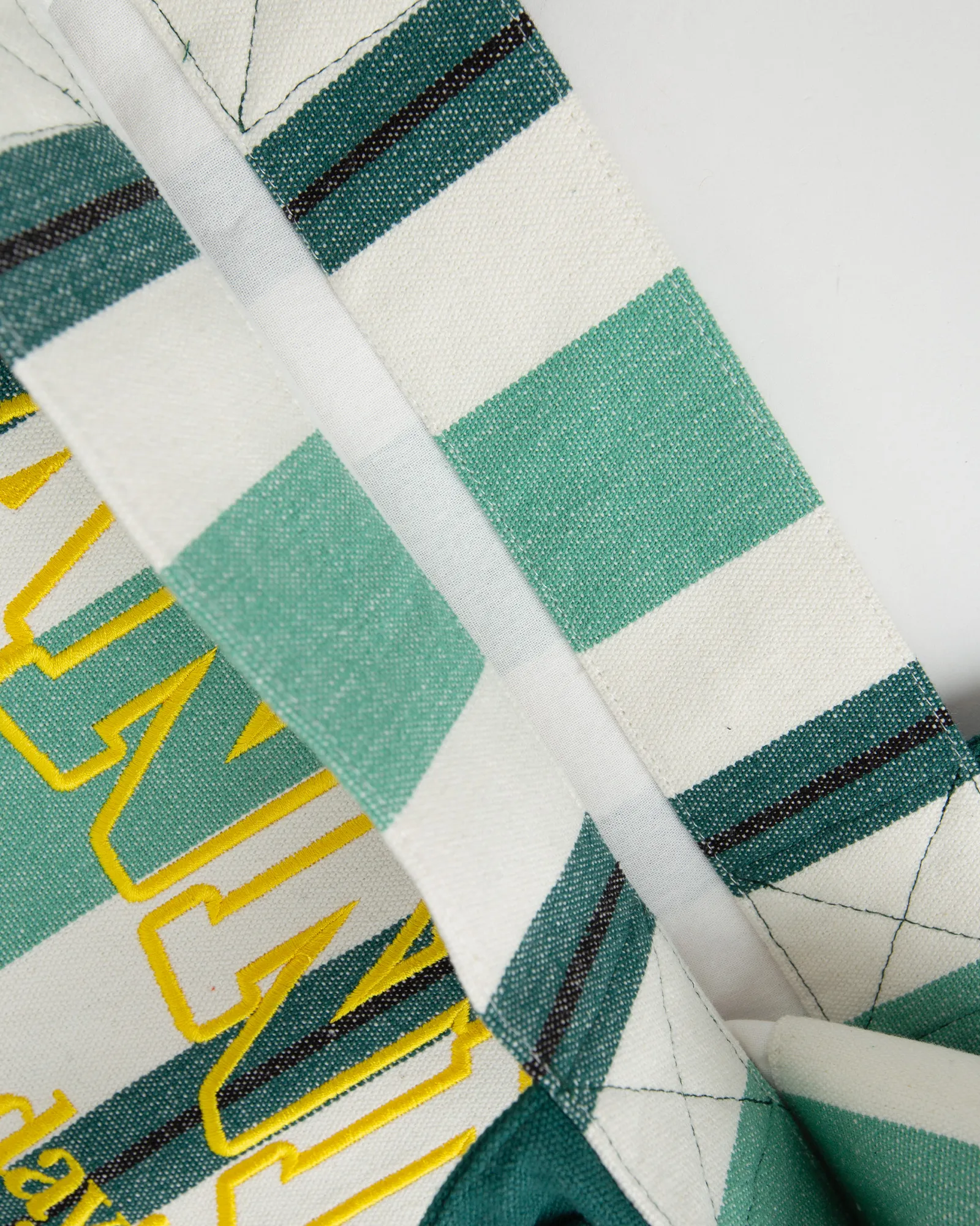 Ganni Large Easy Shopper Stripes
