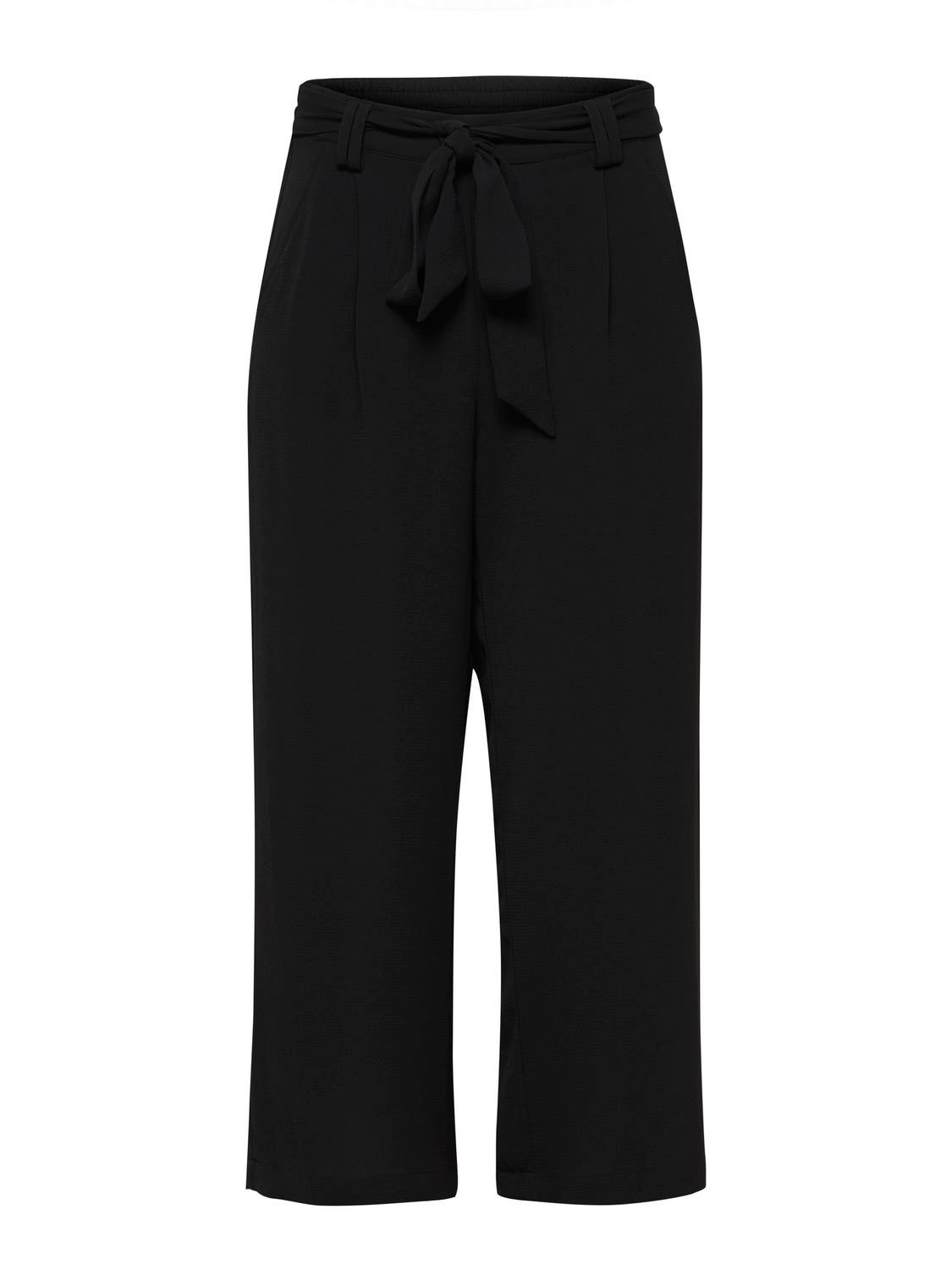 ONLWINNER Normal geschnitten Palazzohose Black