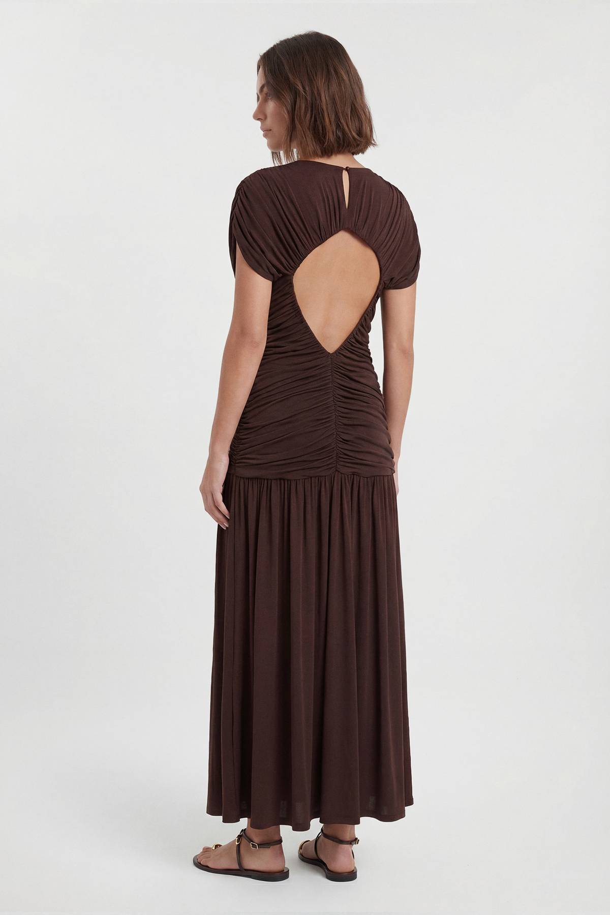 KarenMillen Robe Maxi Froncée En Jersey Premium Petite