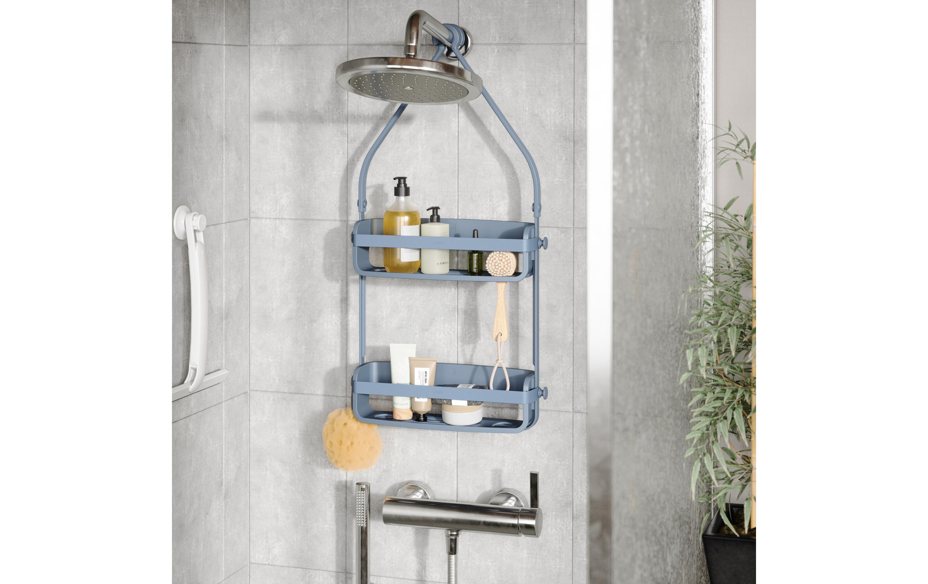Duschmittelhalter Flex BlauUtensilienhalter für die Dusche