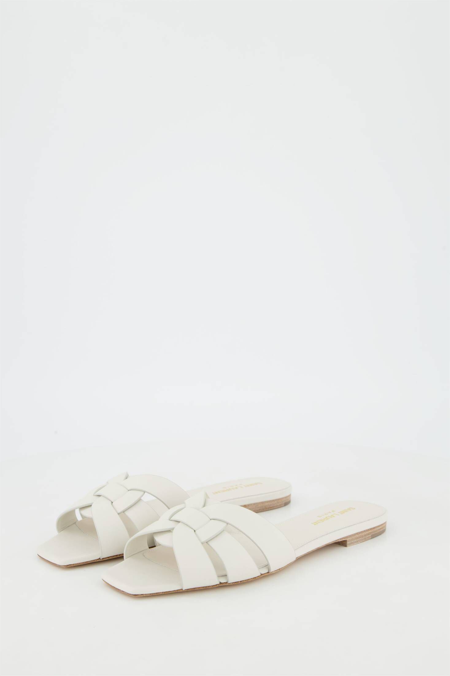 Saint Laurent| Damen Pantoletten TRIBUTE aus Kalbsleder