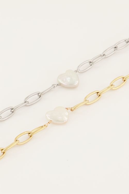 Shapes schakelketting met hartje