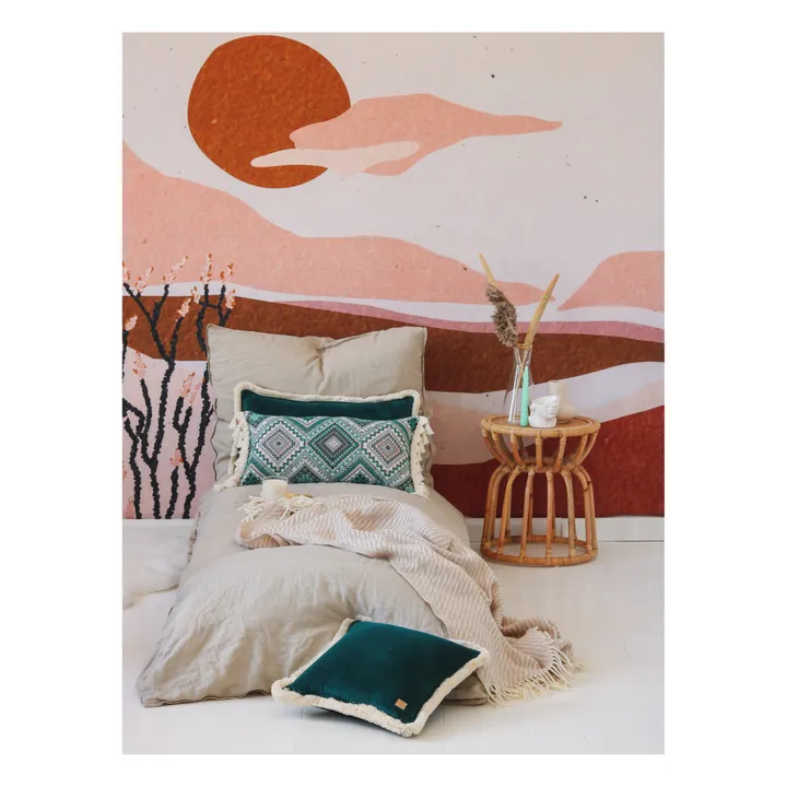 Moi Mili Coussin Boho | Vert