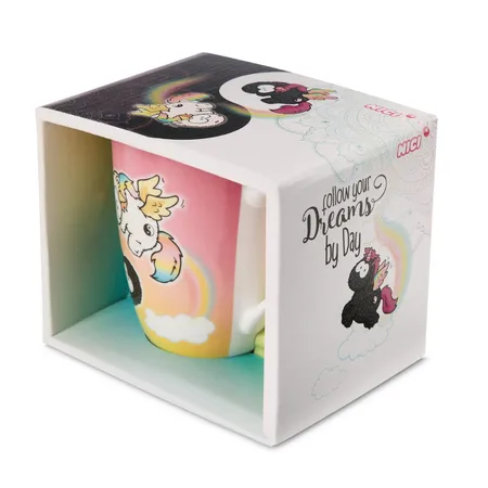 NICI Tasse Rainbow Yin & Rainbow Yang Regenbogen-Design