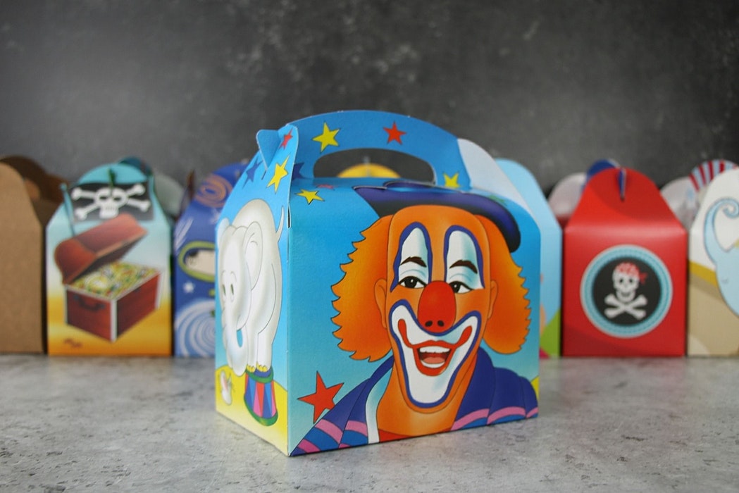 Kids Menuboxen Clown