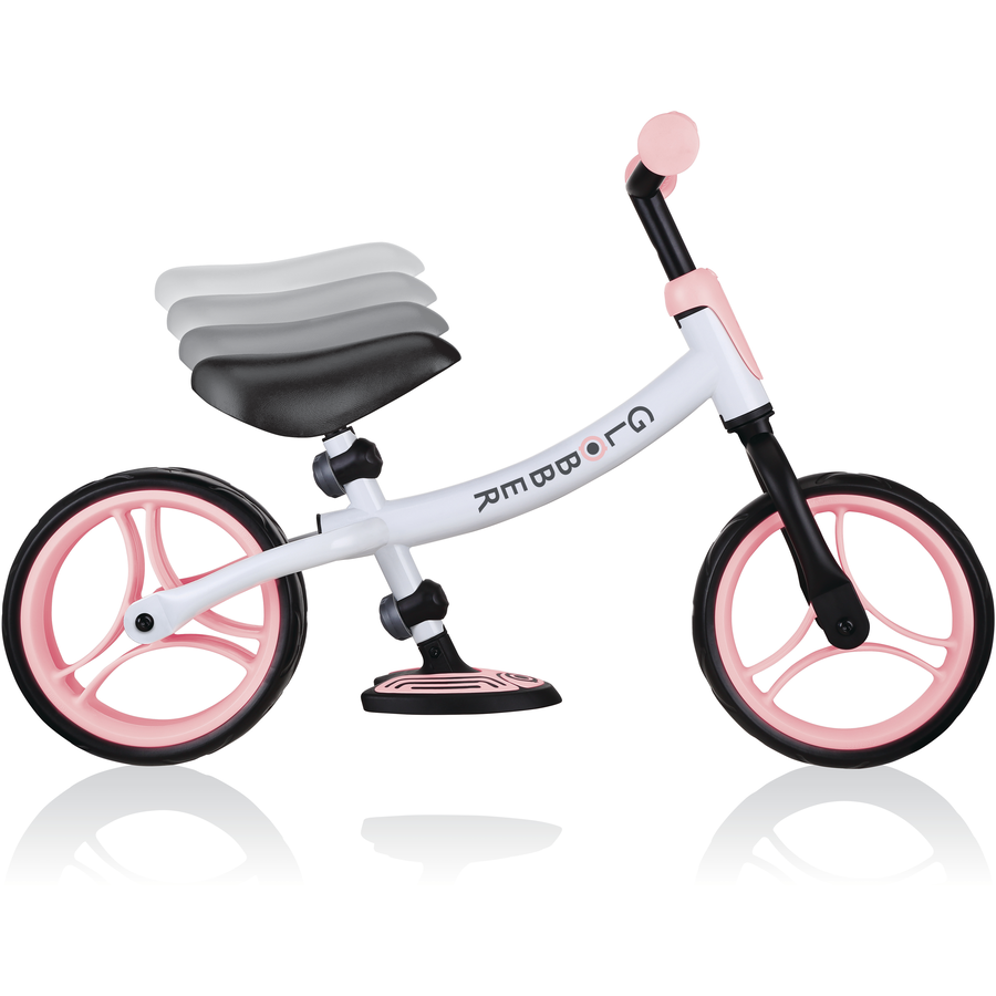GLOBBER Go Bike Duo weiß pastellrosa