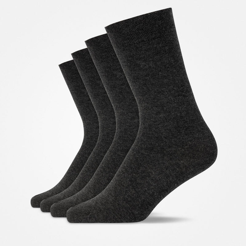 Business Socken aus Bio-Baumwolle Dunkelgrau
