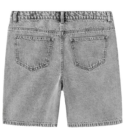 LMTD Shorts - NlfGlizza - Light Grey Denim Stonewash