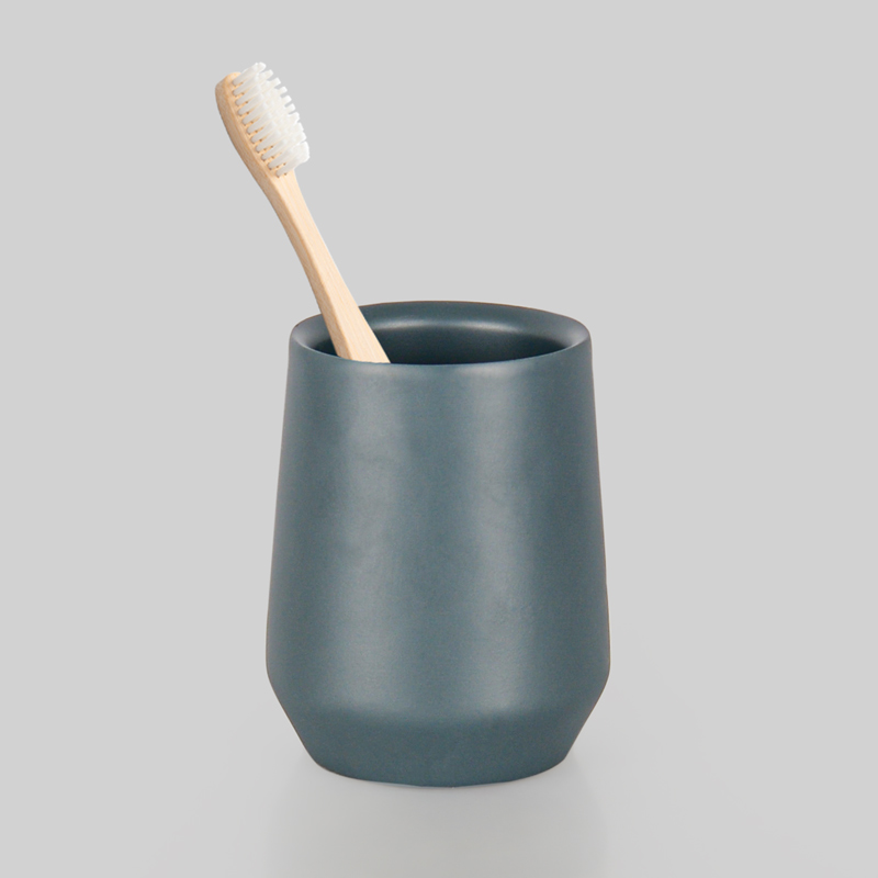 Porte-brosse à dents gris anthracite