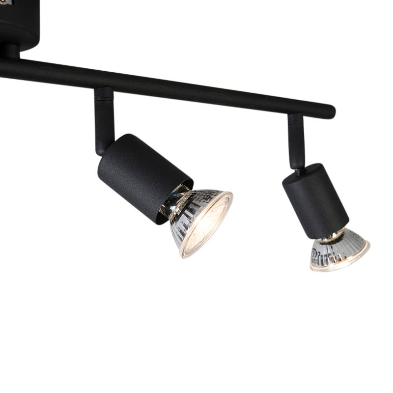 Smart spot zwart kantelbaar incl. Wifi GU10 - Jeany