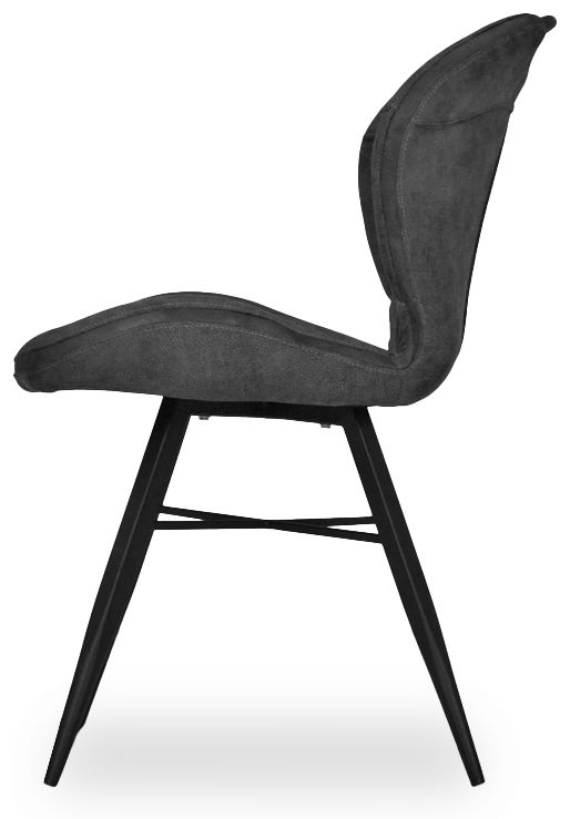 Eetkamerstoel Anthracite Daphna B55 x D63 x H86 cm