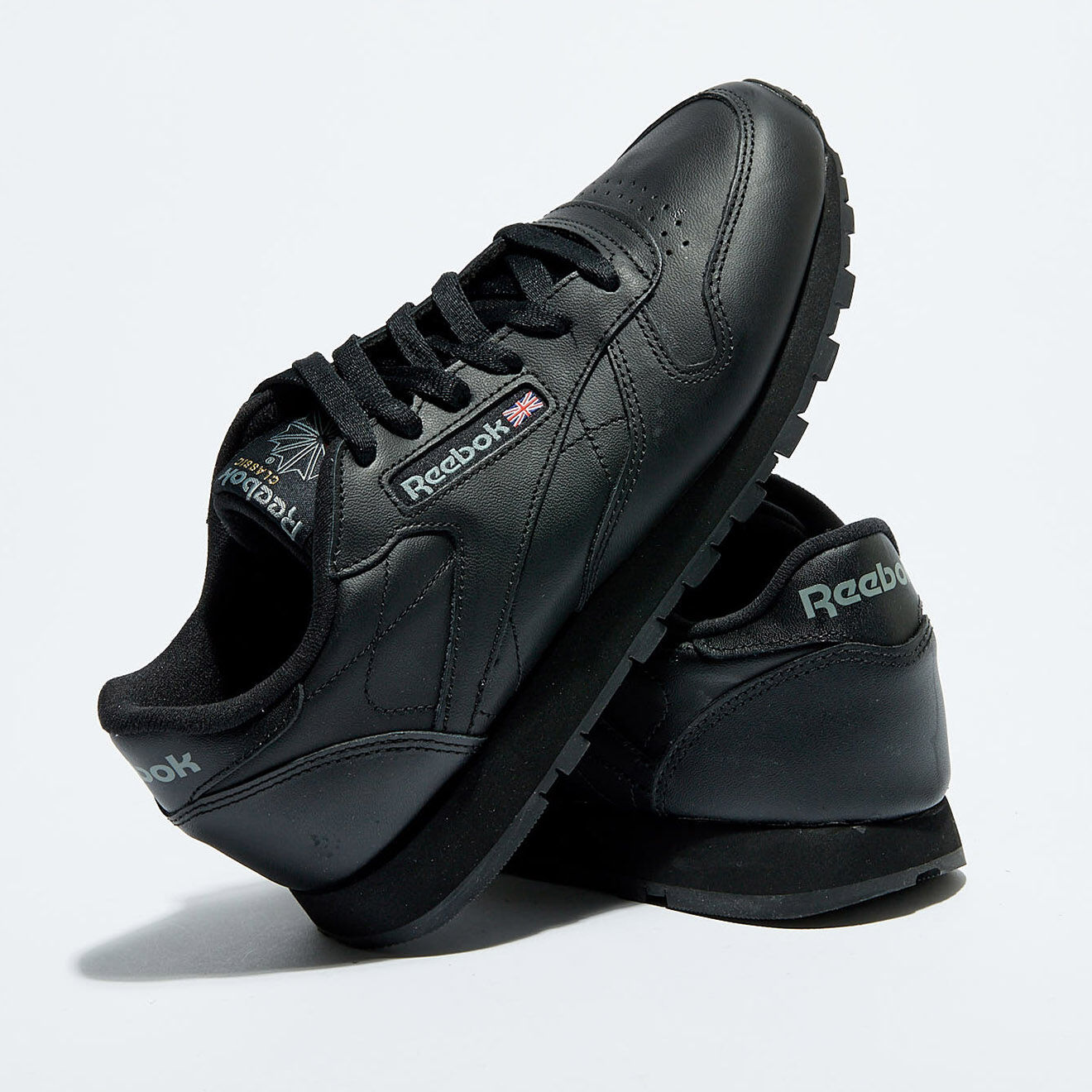 Reebok Baskets en Cuir Cl Lthr Basique 3912 noires