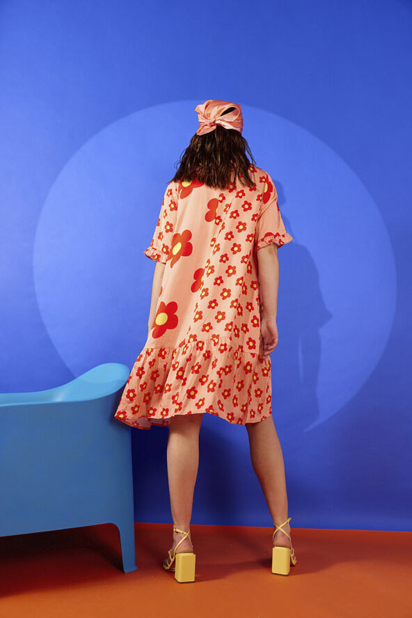 HUNKØN Dawn dress Red daisy