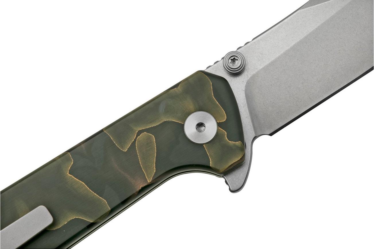 QSP Grebe QS147-F1, S35VN Clippoint Noble Raffir, zakmes