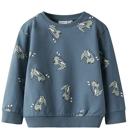 Name It Sweatshirt - NmmVermo - Blue Mirage/Dino Surf