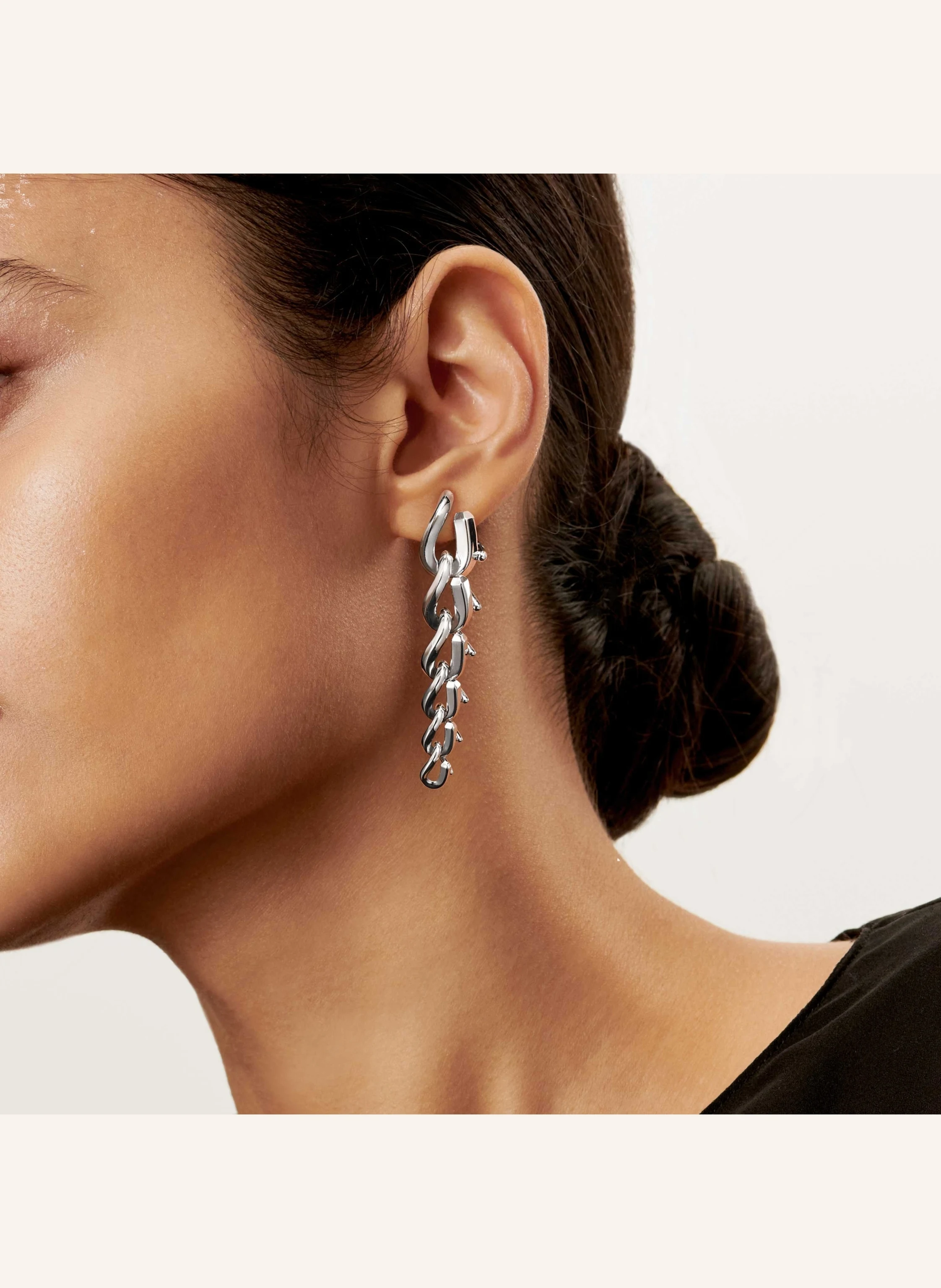TIFFANY & Co. Tiffany Forge GLIEDEROHRHÄNGER aus hochglanzpoliertem Sterlingsilber