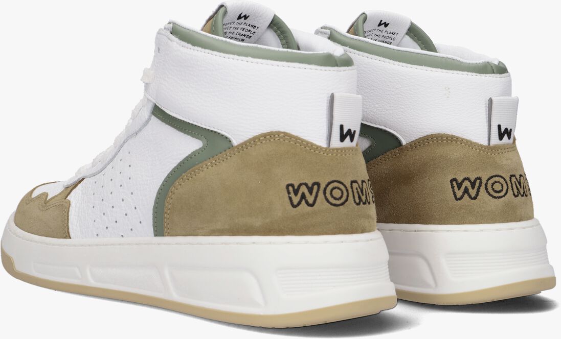 WOMSH witte womsh hoge sneaker super