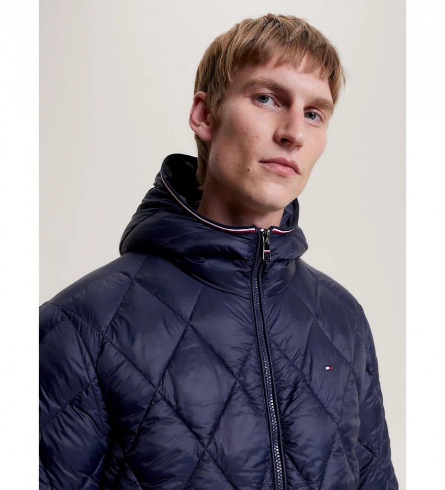 Jaqueta acolchoada Tommy Hilfiger Warm, azul marinho