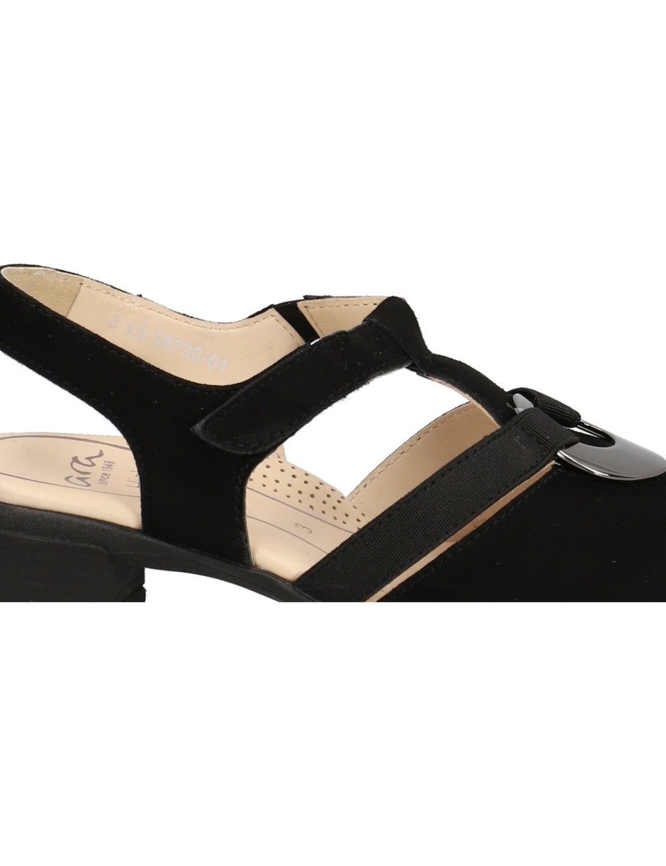 Veloursleder Sandale