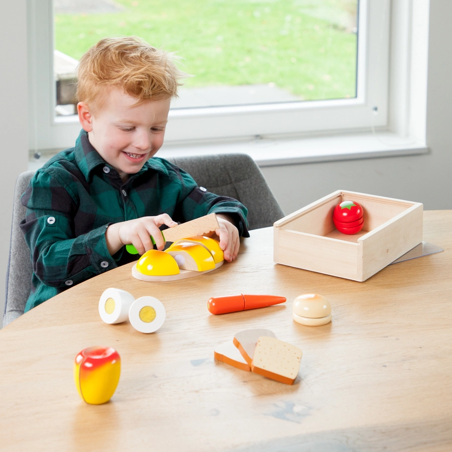 New Classic Toys Essen schneiden bunt