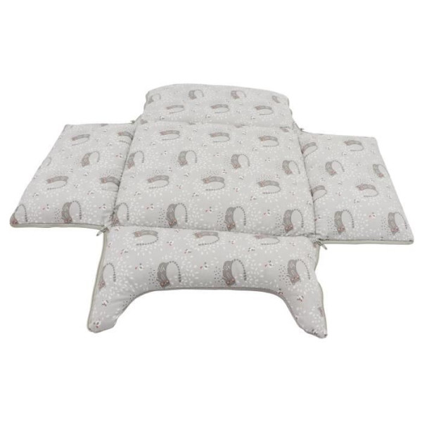 Aime panier pour chat et petit chien, en fourrure, panier imprimé couchage confort doux moelleux pliable réversible taille s 4