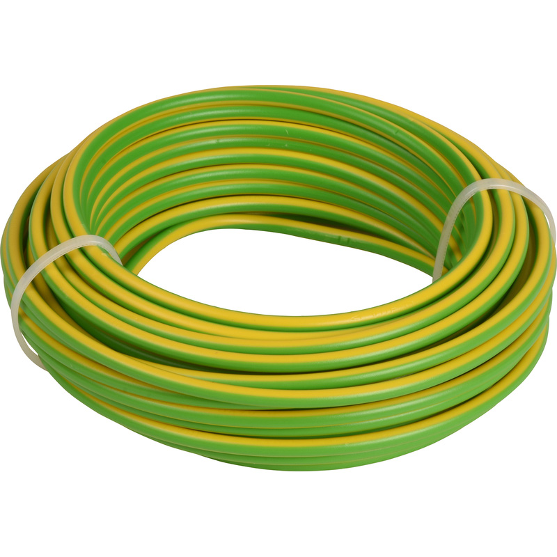 NEXANS Installatiedraad VD H07V-U 100m 2,5mm² geel/groen