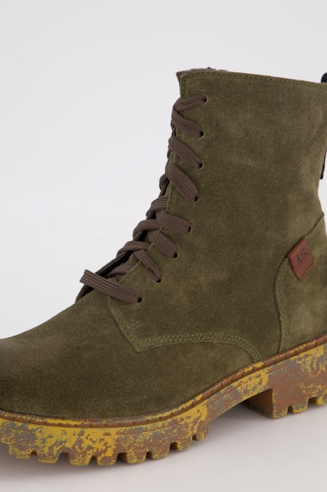 Josef Seibel Lederstiefel, Schnüroptik, Komfortweite