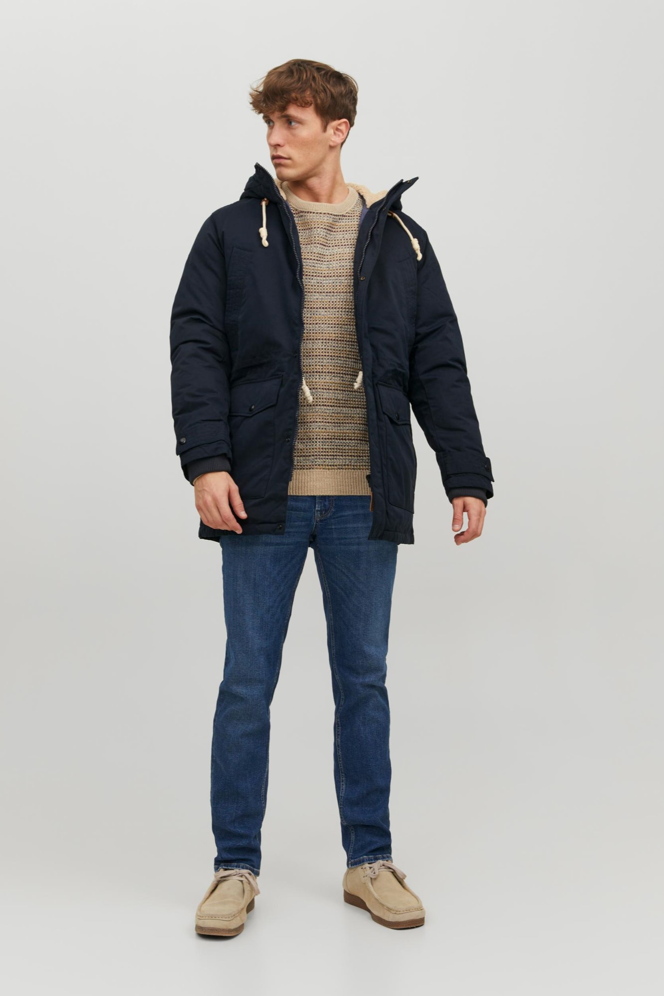 Parka com capuz